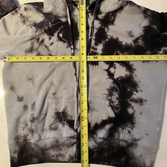 Nili Lotan Tie-Dye Black and Gray Hoodie -- Matching Pants Listed Too! size L - Picture 6 of 6